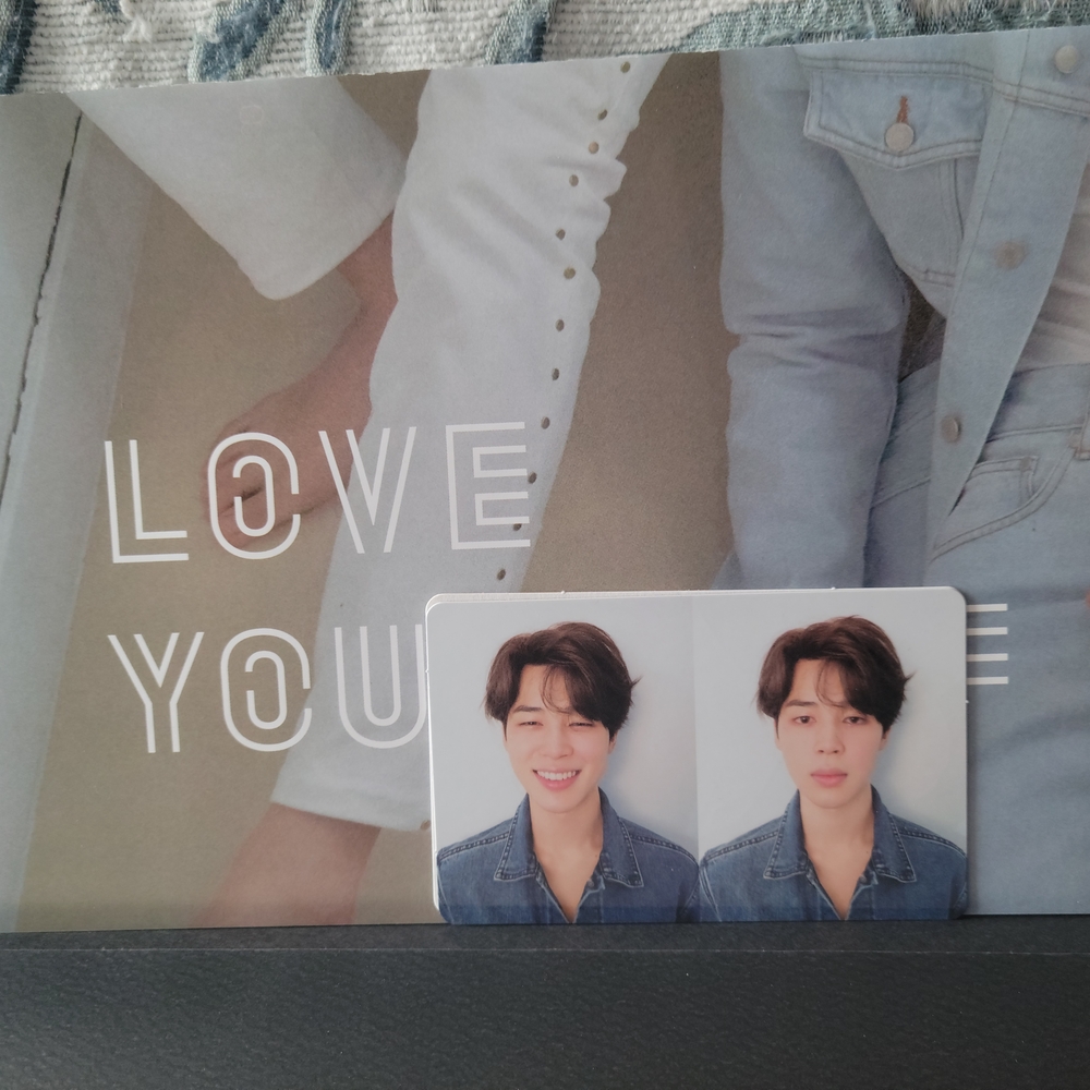 (2/$40) BTS Love Yourself Tear (Version R) w/Jimin PC, R Vers Poster, Stand